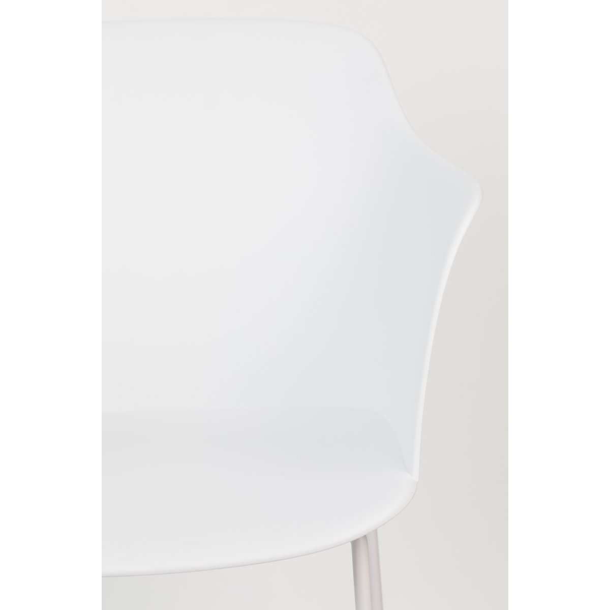 Chaise design (lot de 2), TANGO blanc, BOITE A DESIGN
