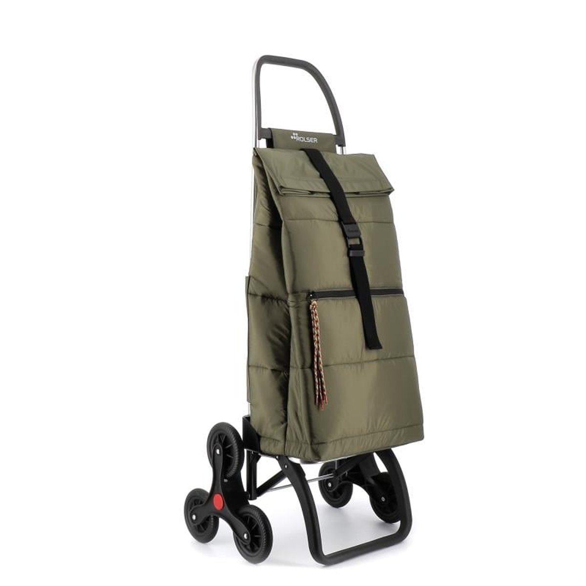 Chariot de course 6 roues BIG POLAR vert kaki, ROLSER