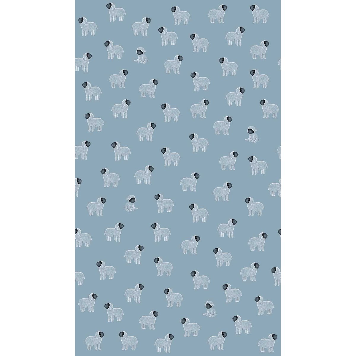 Papier peint petits moutons intissé, HEXOA