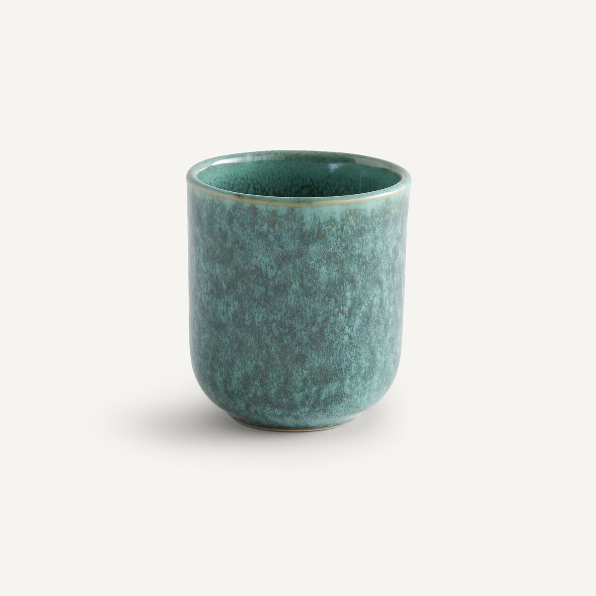 Lot de 4 tasses en grès émaillé, Dorna vert turquoise, AM.PM