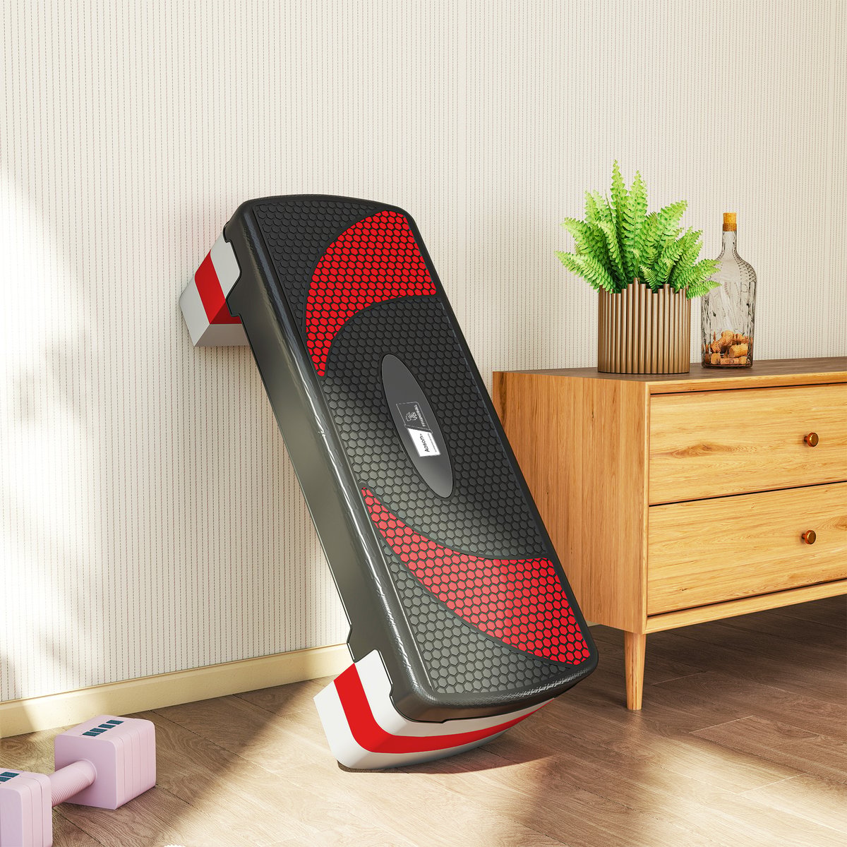 Stepper pour exercices d'aérobie noir, HOMCOM