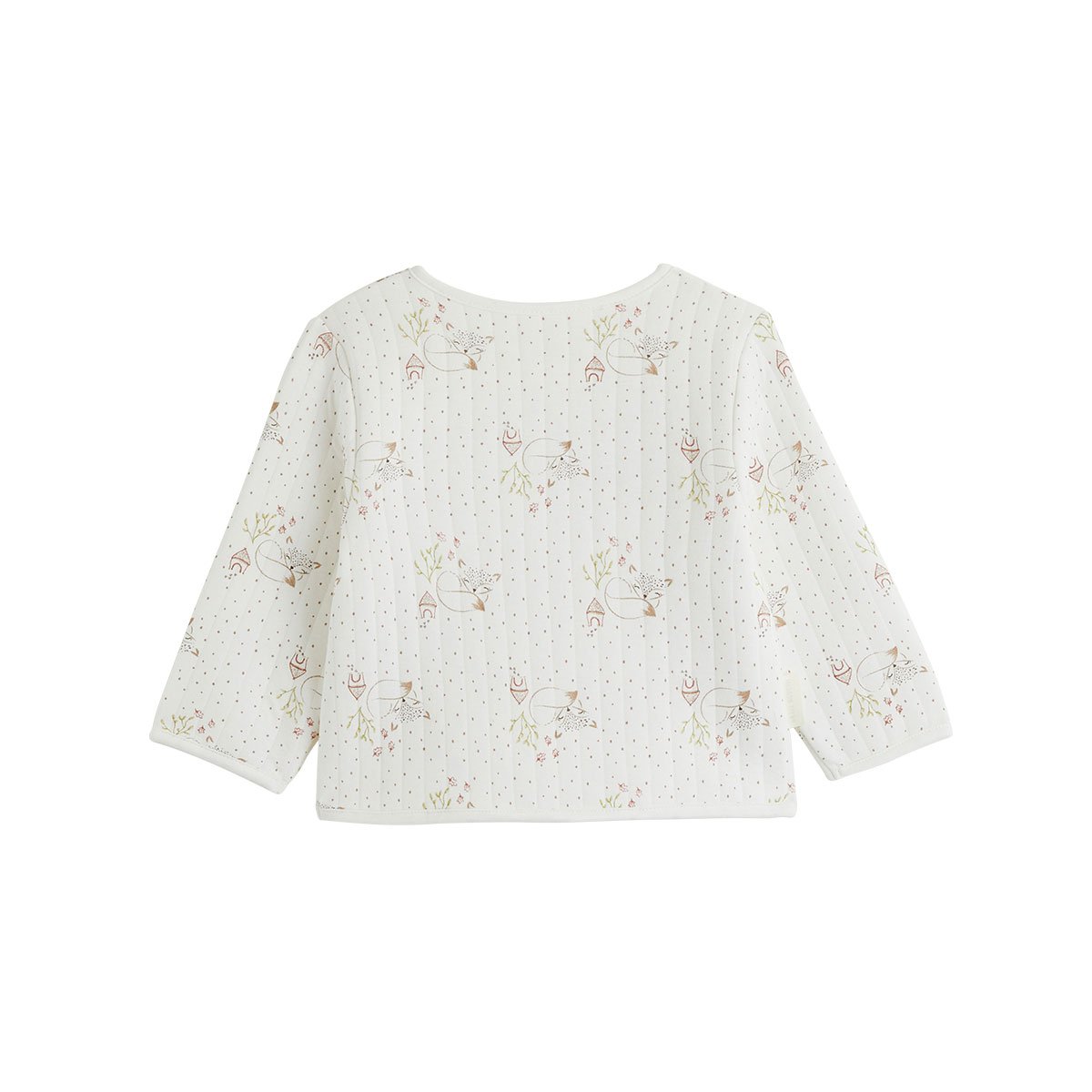 Veste bébé en molleton Doucette ecru, PETIT BEGUIN