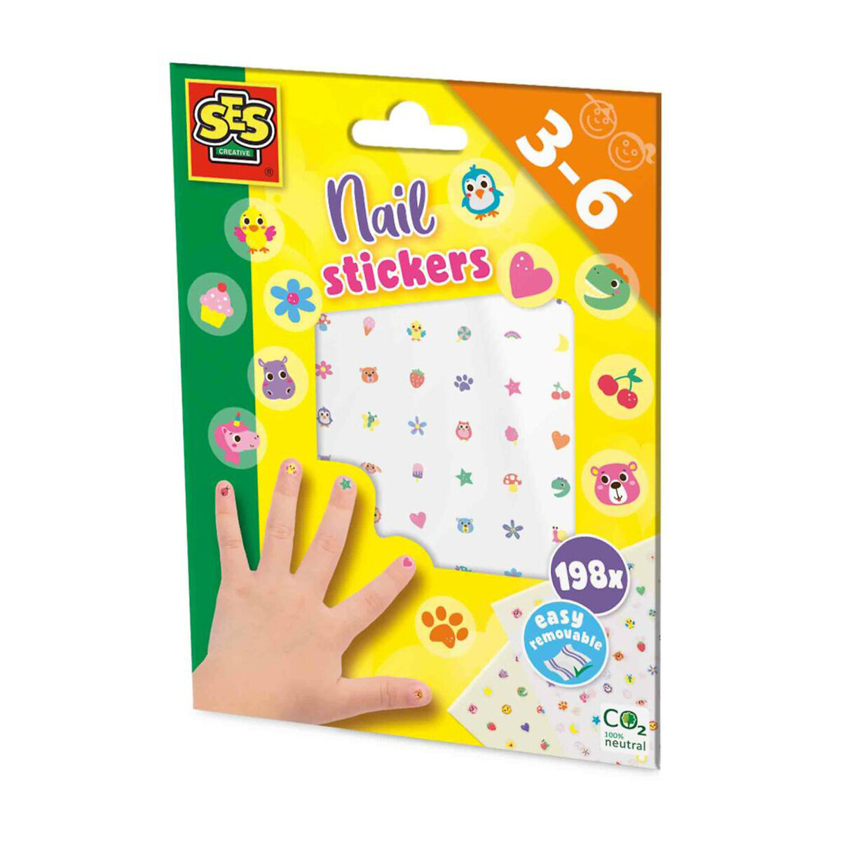 Brinquedo "Autocolantes para as unhas", SES multicolor, SES