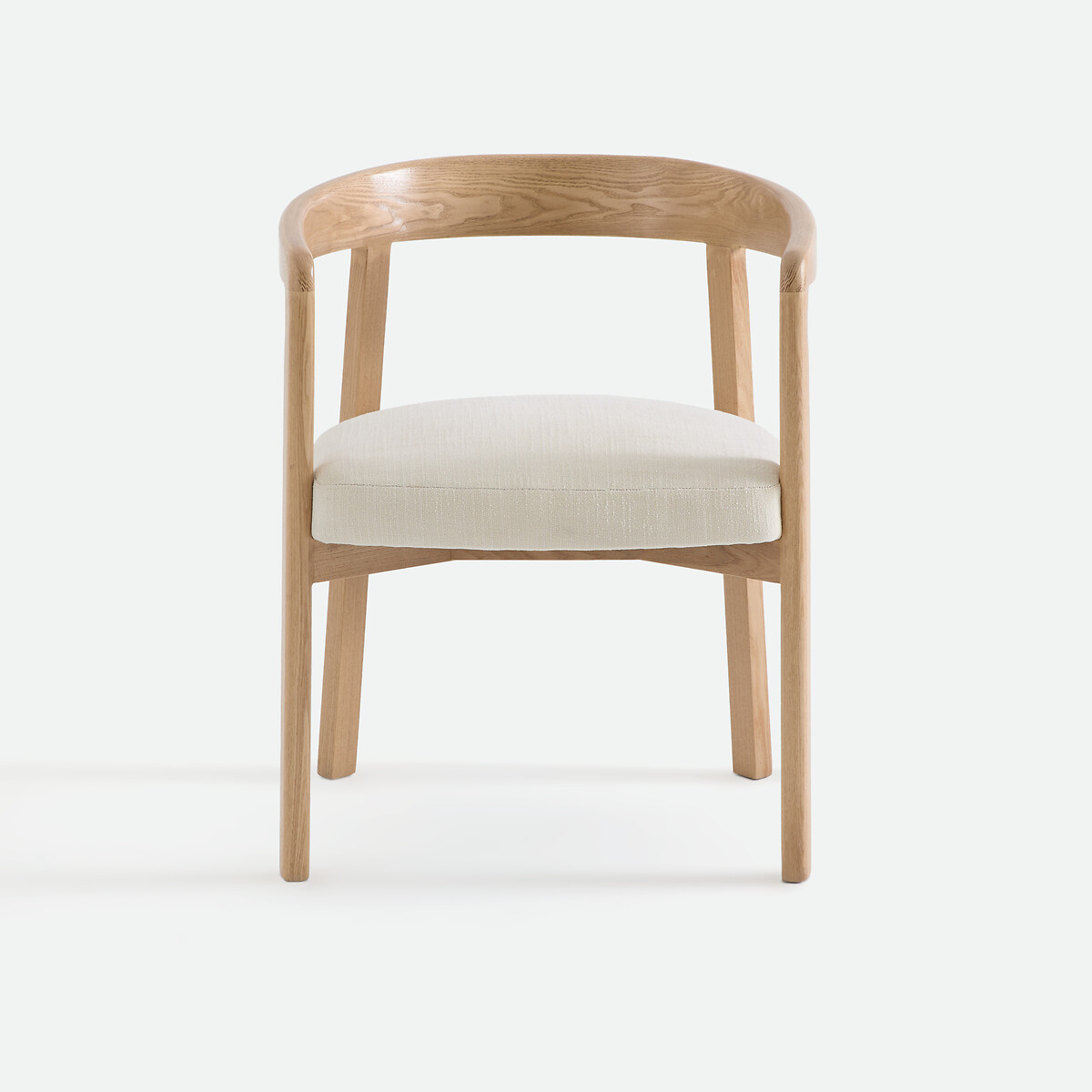 Fauteuil de table à accoudoirs, HERMAN ecru, LA REDOUTE INTERIEURS