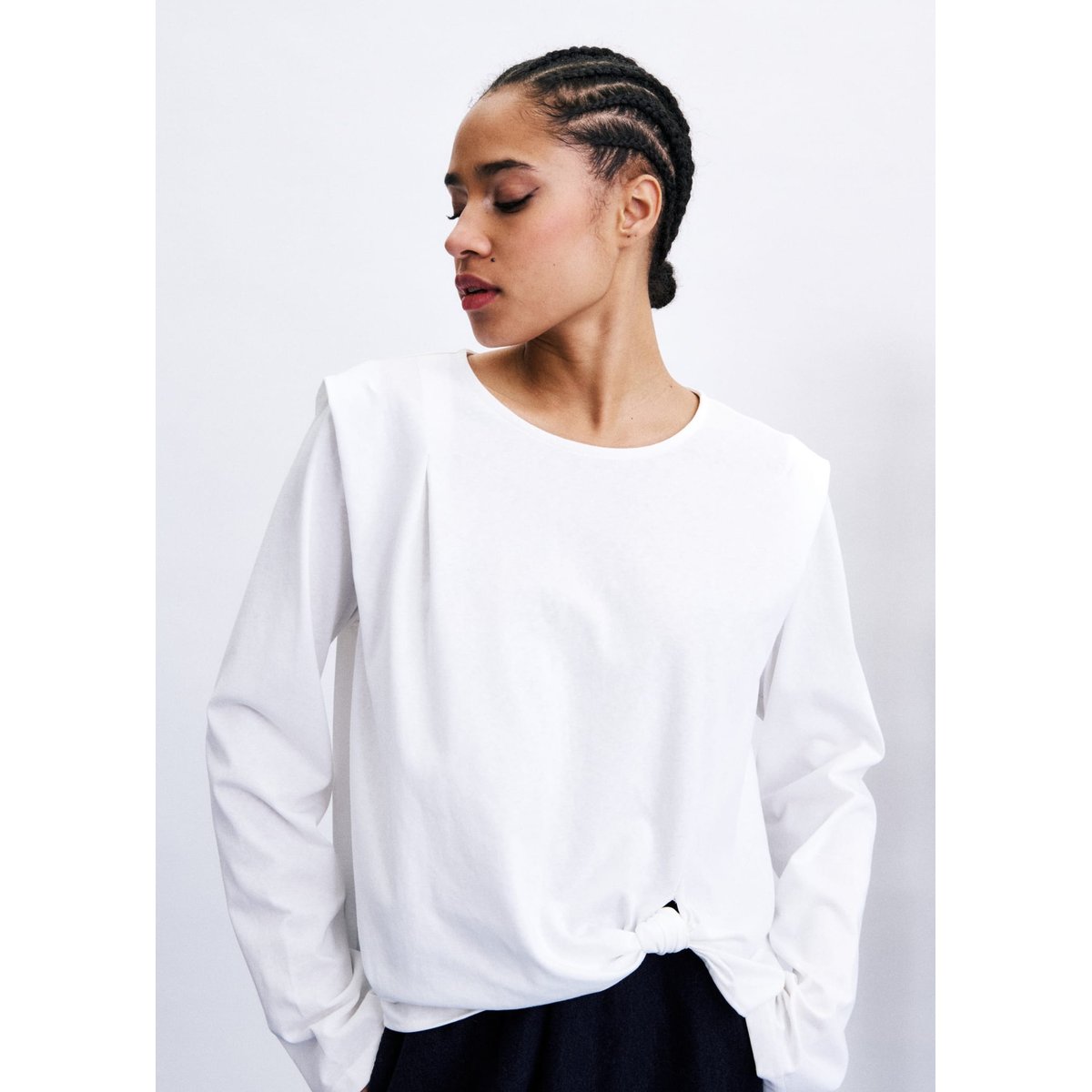 Top Damyang en coton DAMYANG blanc, FRNCH