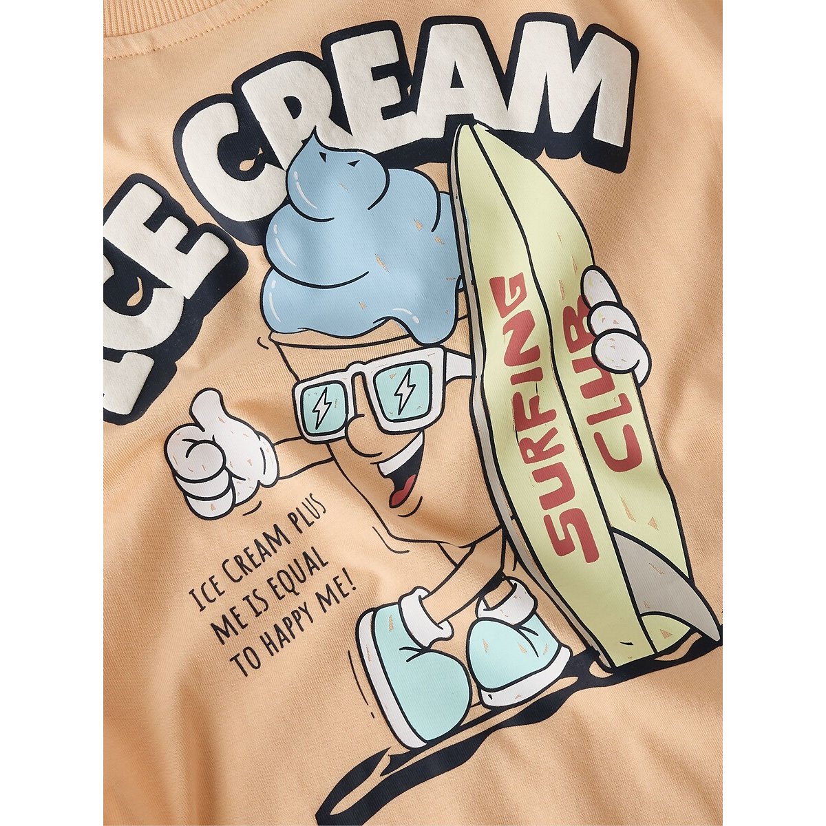 T-shirt manches courtes orange, NAME IT