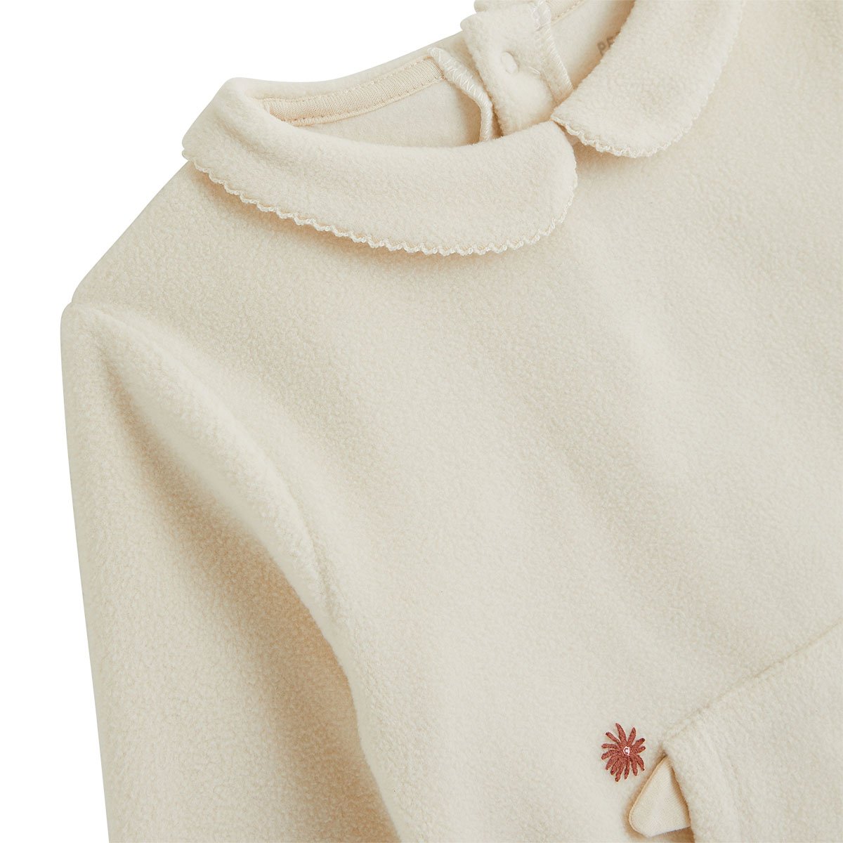 Pyjama enfant 2 pièces en polaire Ollie vanille, PETIT BEGUIN