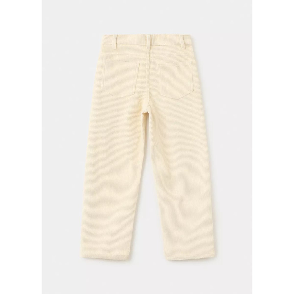 Pantalon droit velours côtelé écru, MANGO KIDS