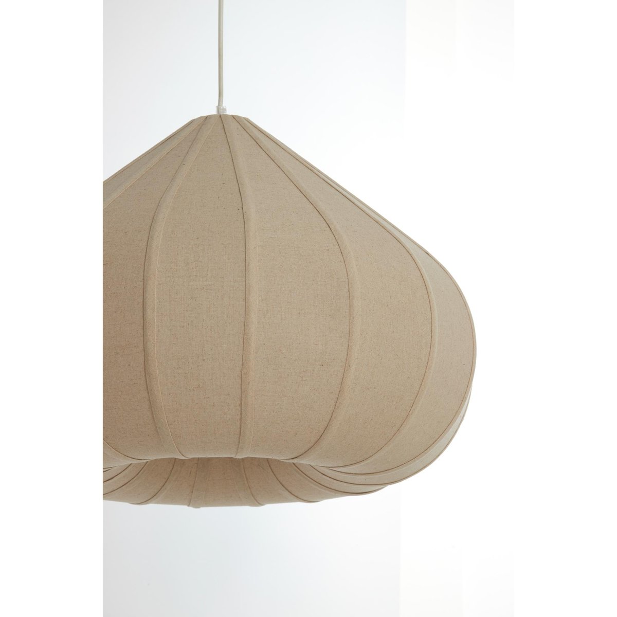 Lampe Suspendue Textiles ZUBEDA naturel, LIGHT & LIVING 