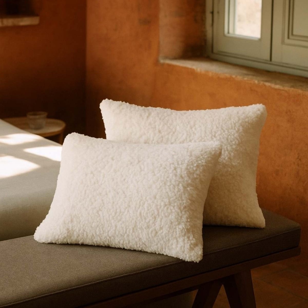 Coussin duvet 40x60cm blanc, ORNAMI