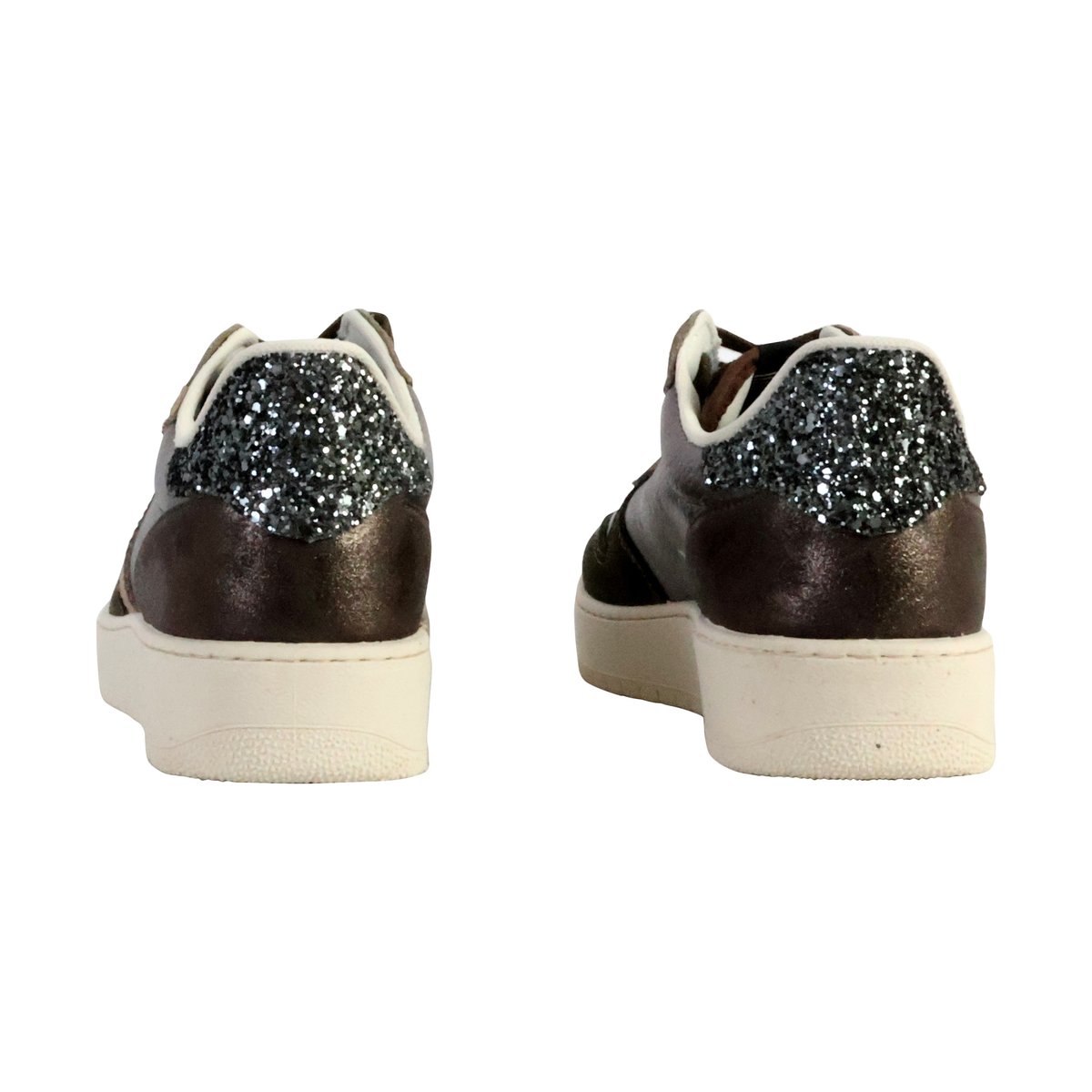Basket Cuir kaki, VICTORIA