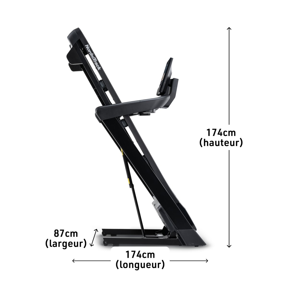 Tapis de course Tapis de course T series 9 | Écran tactile 10" | 19 km/h noir, NORDICTRACK