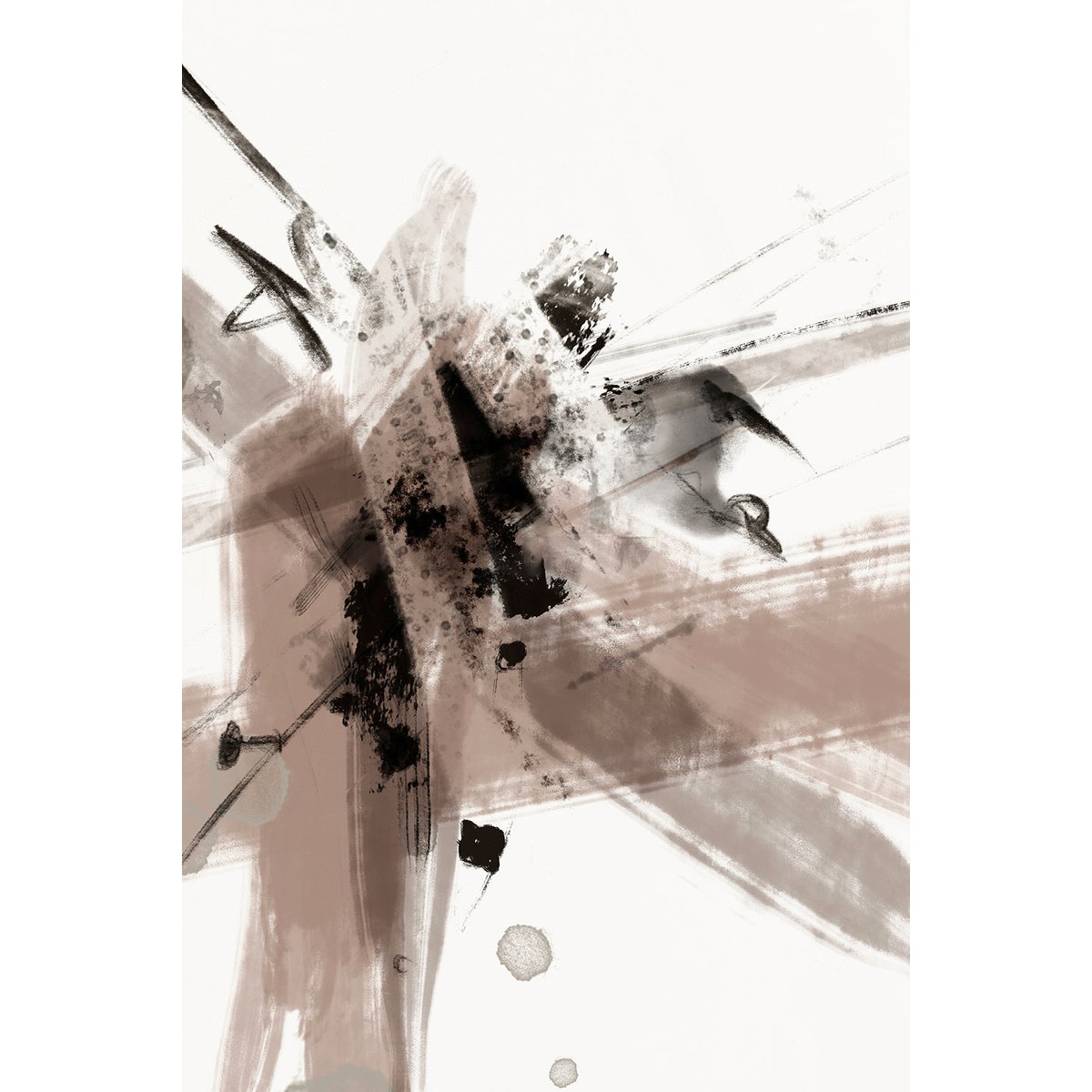 Tableau contemporain Etoile sauvage tableau alu dibond, HEXOA