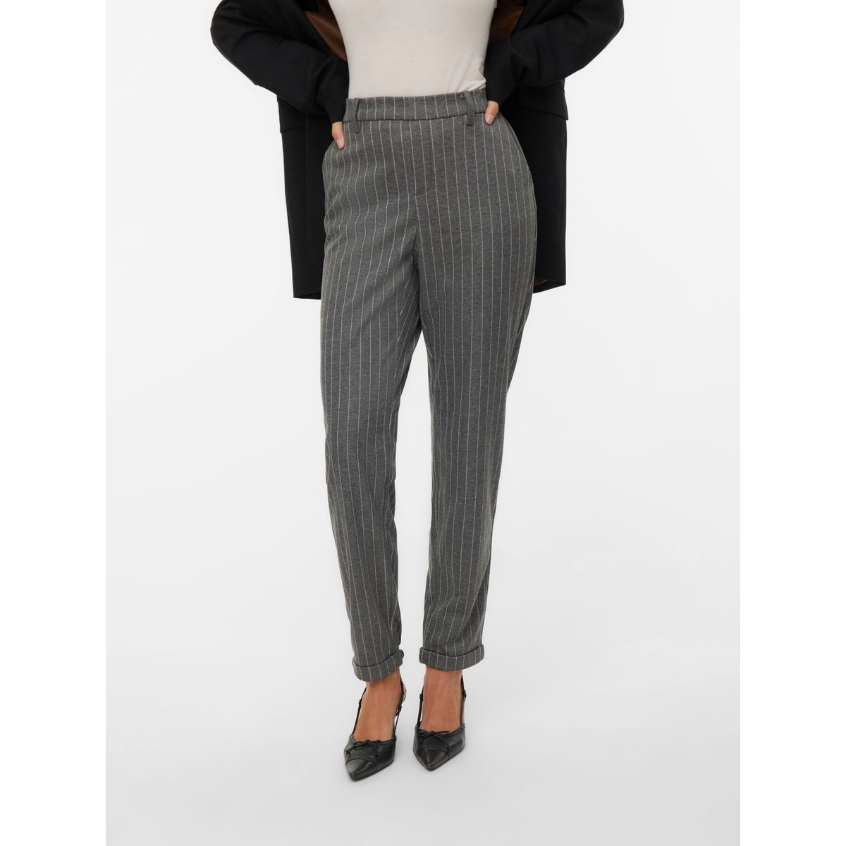 Pantalon medium grey melange, VERO MODA