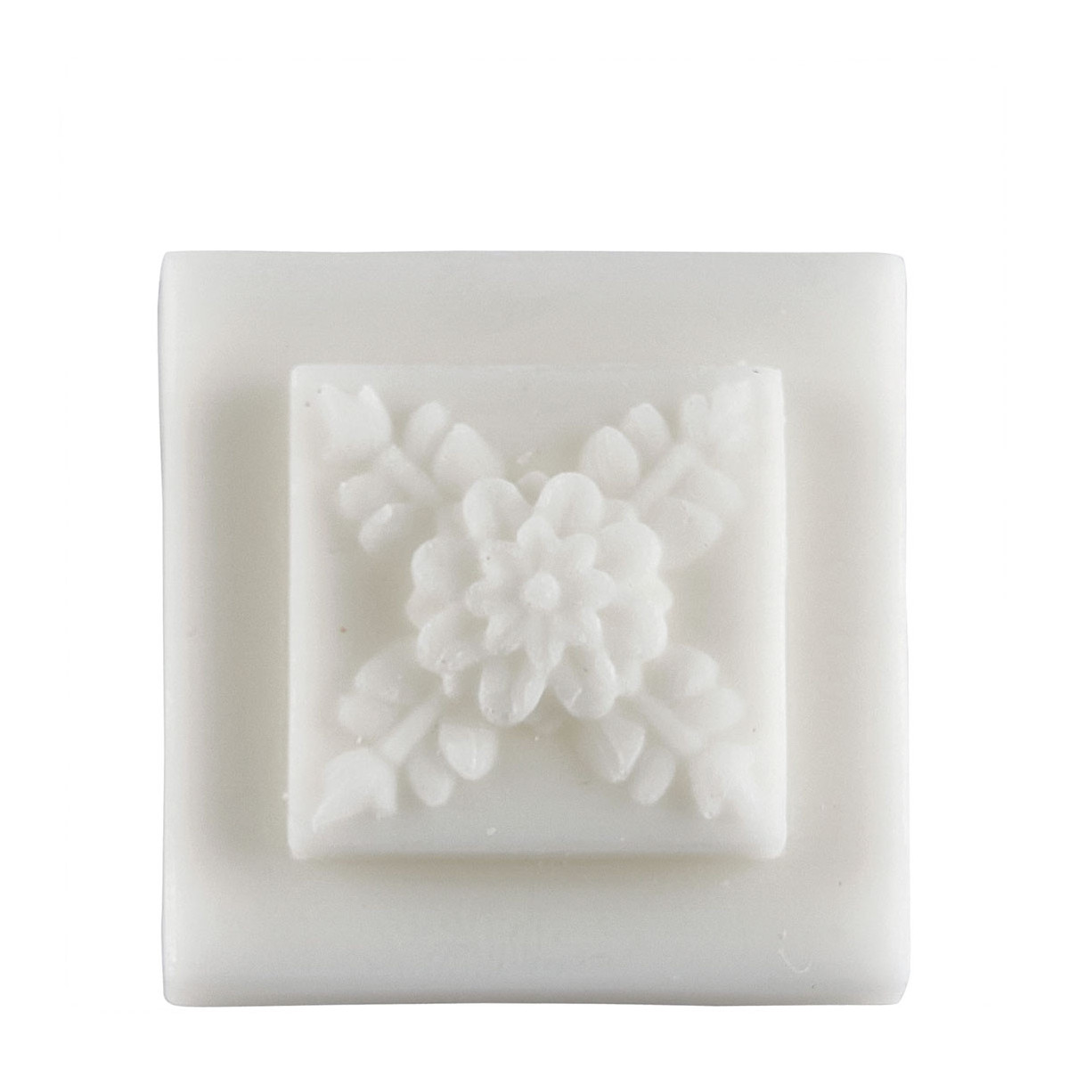 Boîte 4 décors fondants - Fleur de Mandarine blanc, MATHILDE M