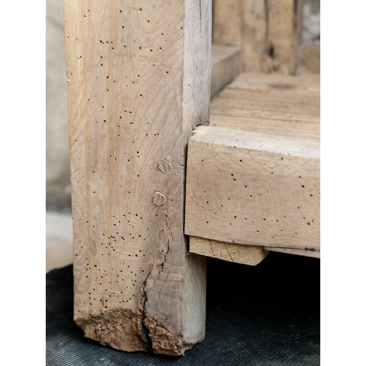 Etabli en bois Fernand N°464 - Bon état bois clair, DEBONGOUT