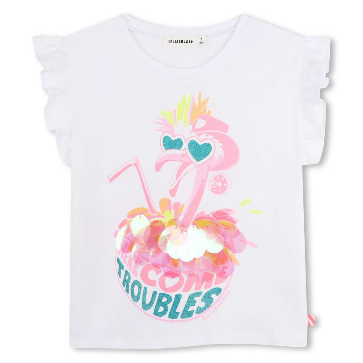 T-shirt à manches courtes blanc, BILLIEBLUSH