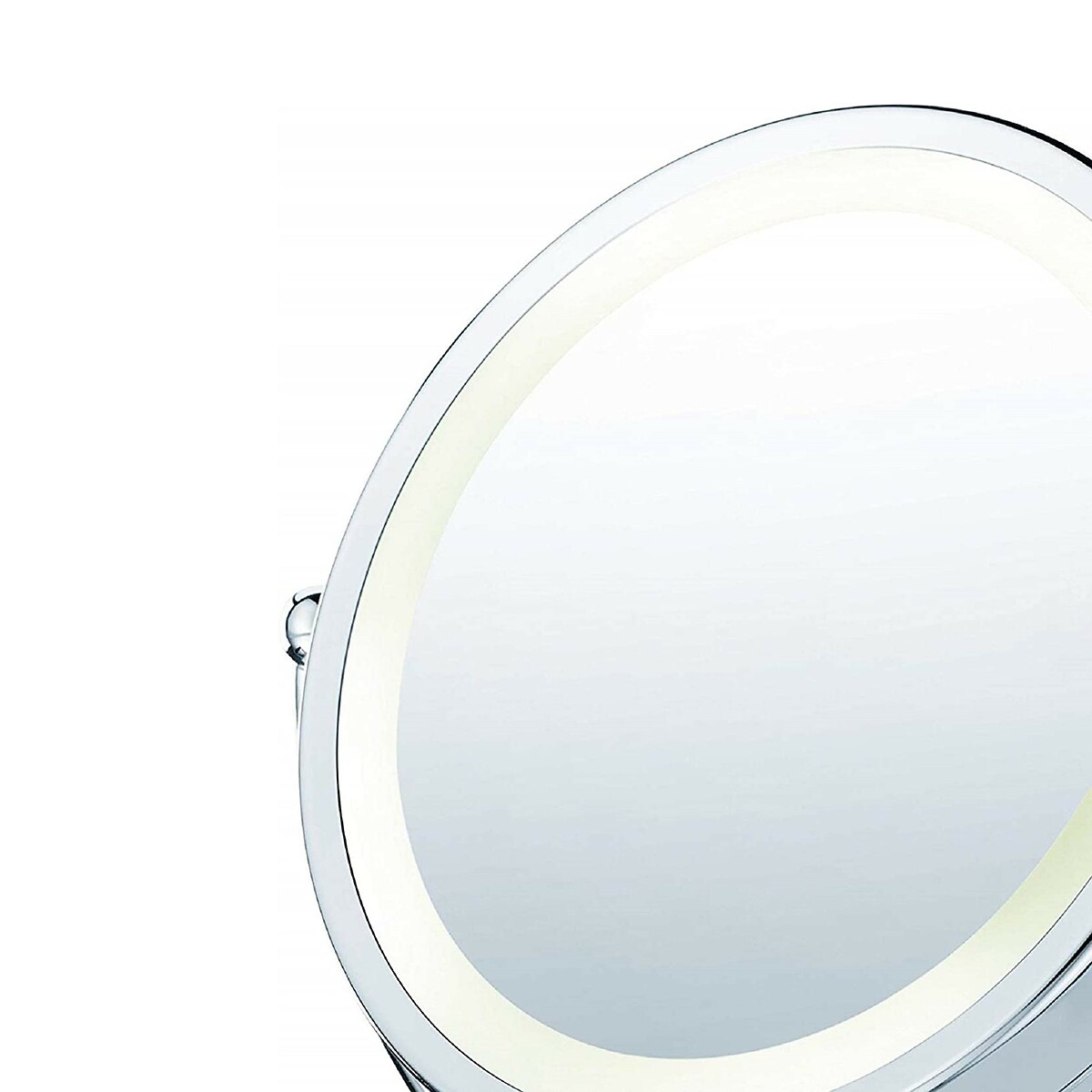 Miroir mural et sur pied grossissant lumineux BS59 gris chromé, BEURER