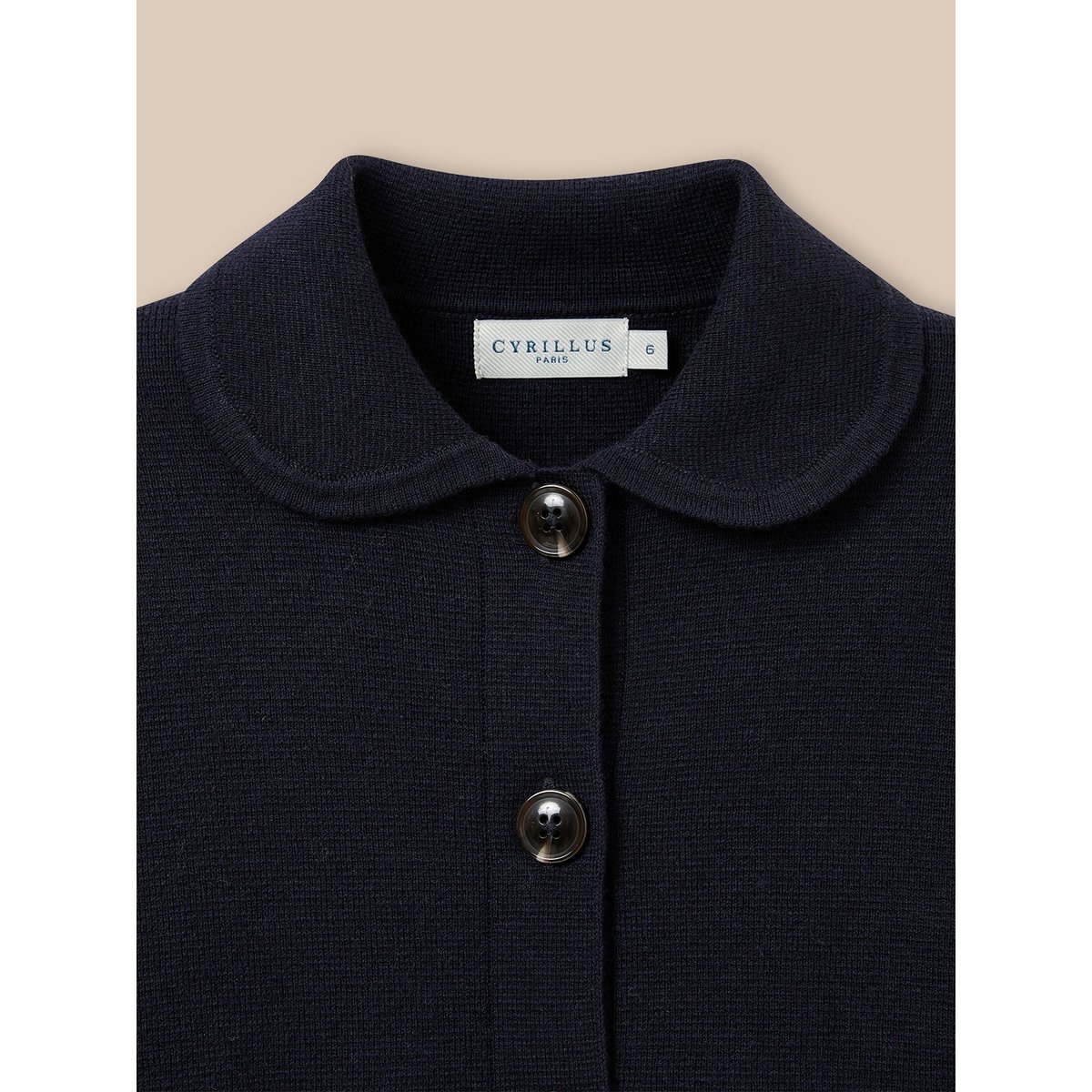 Cardigan en maille MILANo  - collection JUNIOR marine, CYRILLUS
