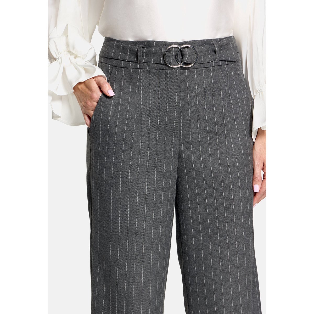 Pantalon Marlene à ceinture à nouer magnet, BETTY BARCLAY