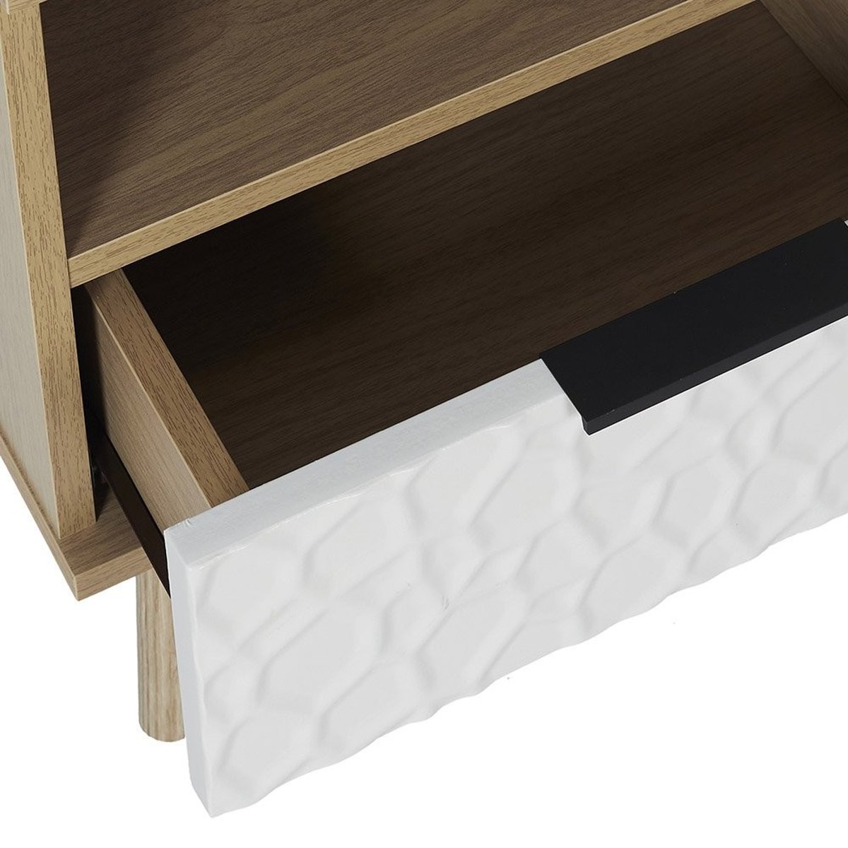 Table de chevet Sven beige, DECORATIE