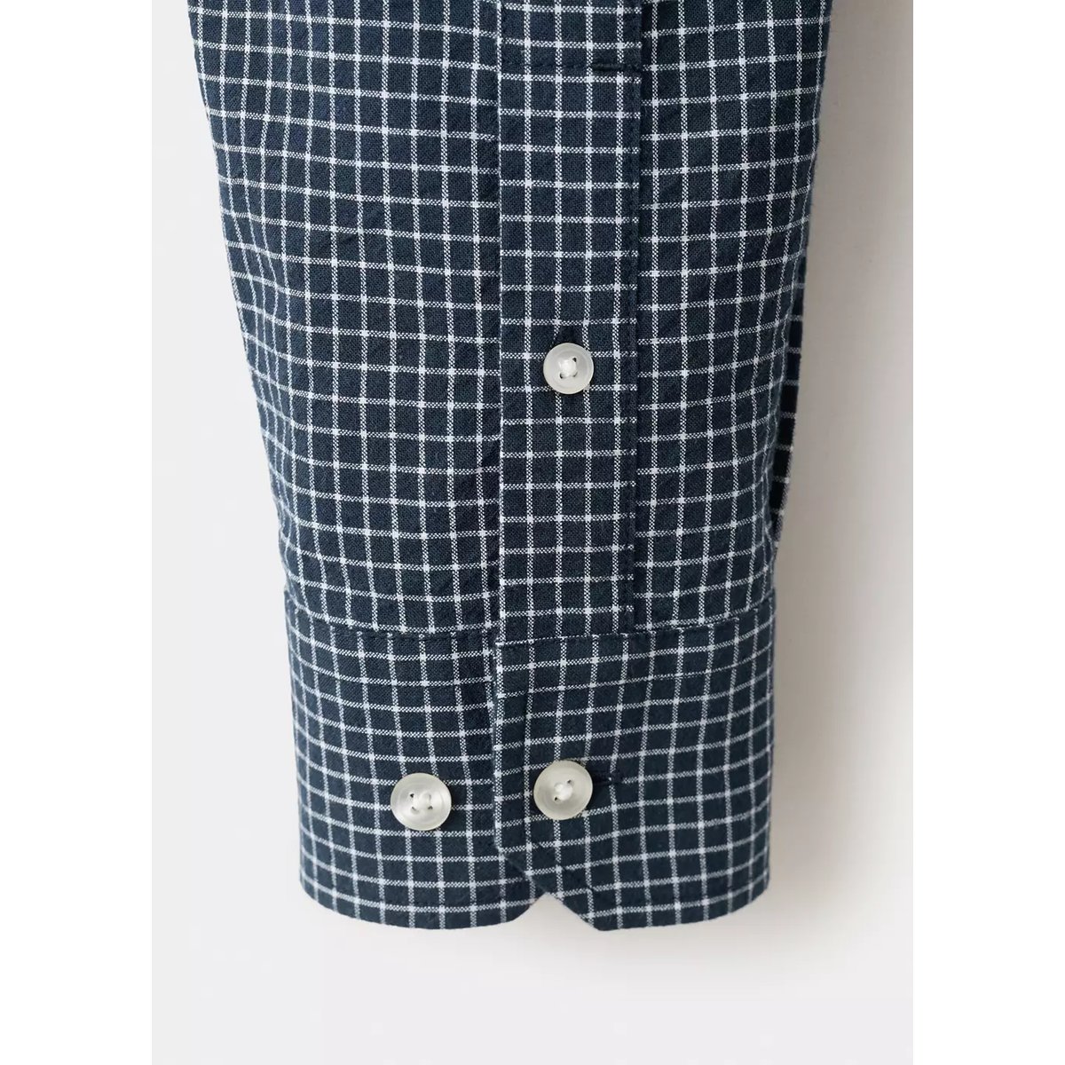 Chemise regular fit à carreaux en coton bleu marine, MANGO MAN