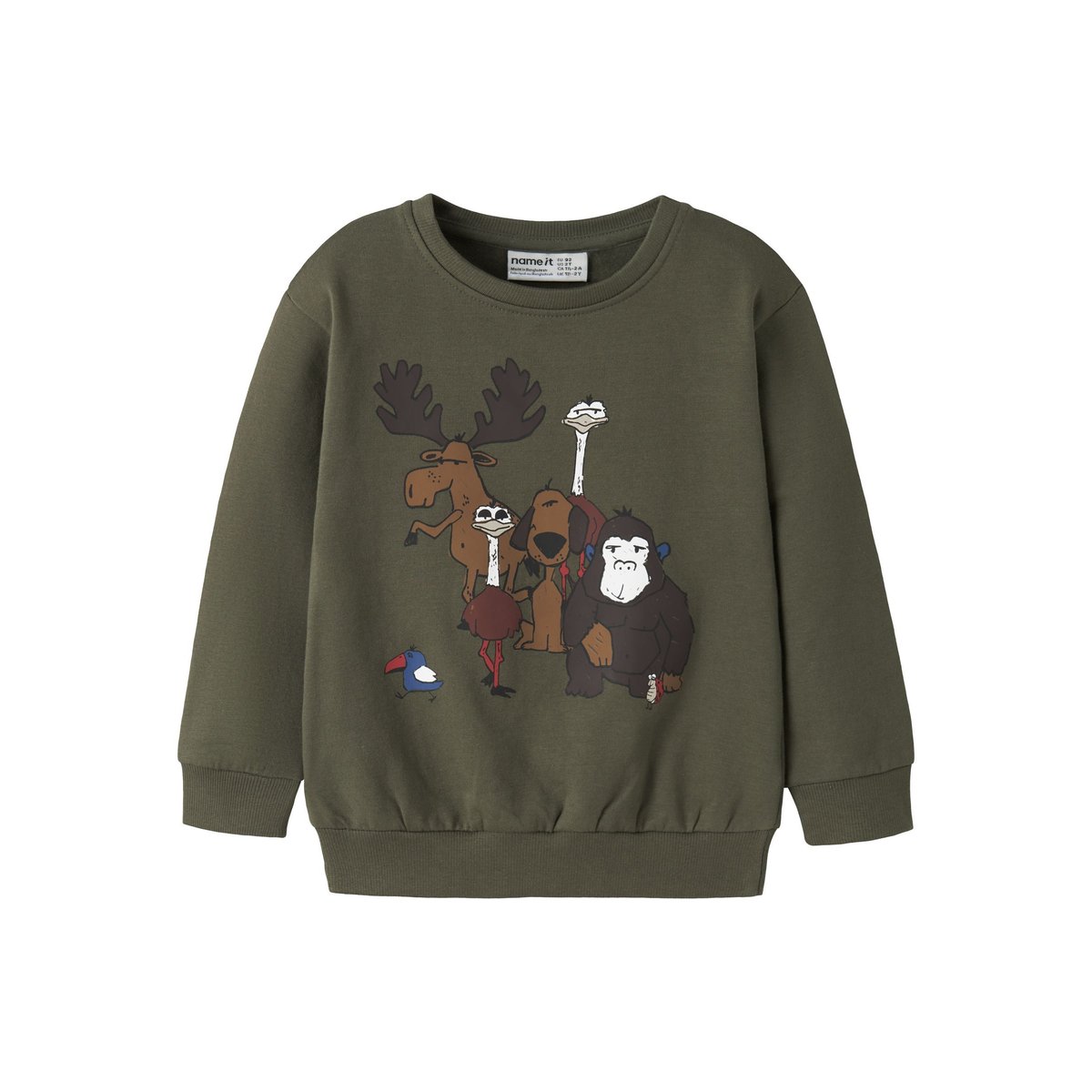 Sweat-Shirt vert - olive night1, NAME IT