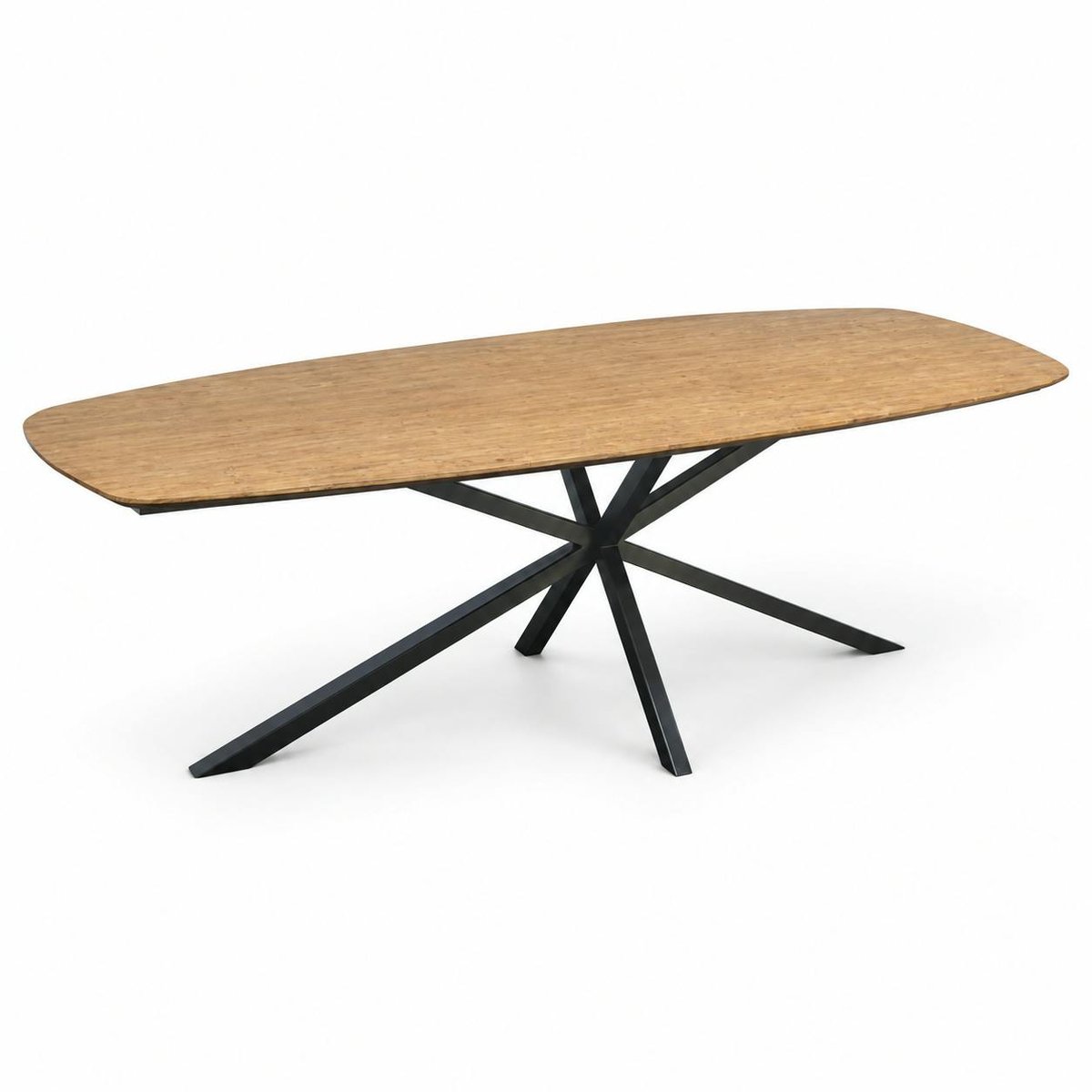 Grande table à manger en bois de teck recyclé 280 cm DEPOK bois naturel, PIER IMPORT