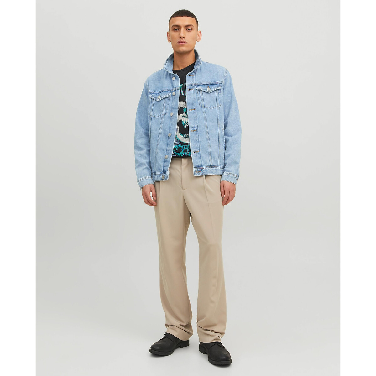 Veste en jean bleu jean, JACK & JONES