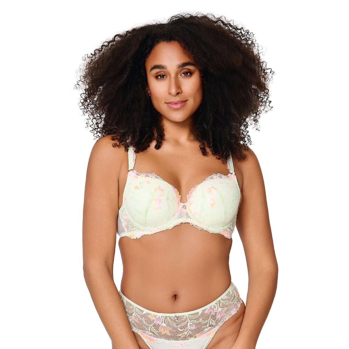 Soutien-gorge ampliforme Dentelle canary green, LINGADORE
