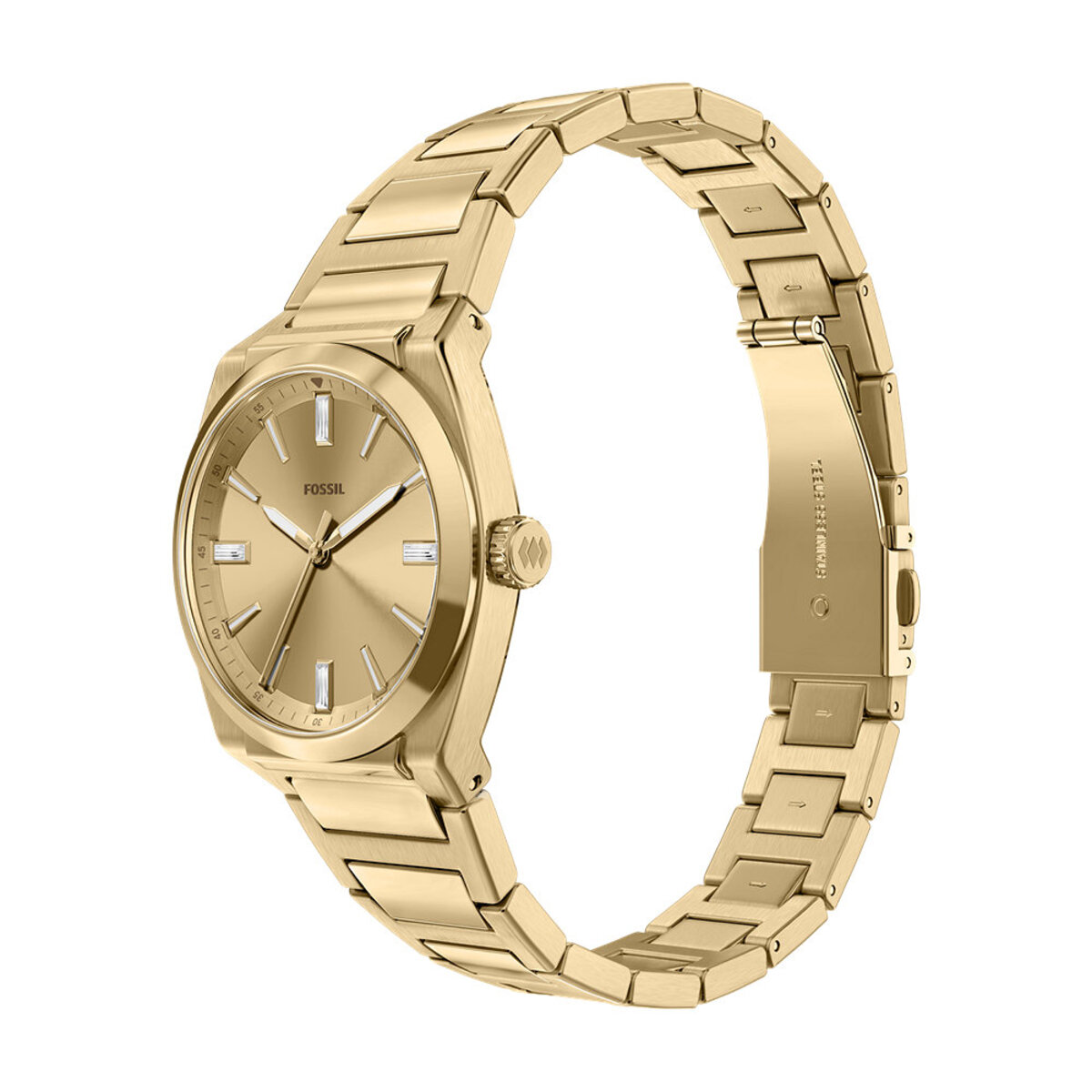 Montre Analogique EVERETT doré doré doré, FOSSIL