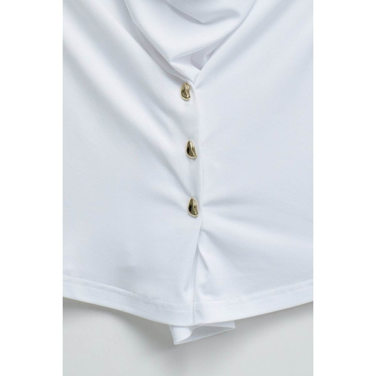 HAUT DRAPÉ blanc, SALSA JEANS