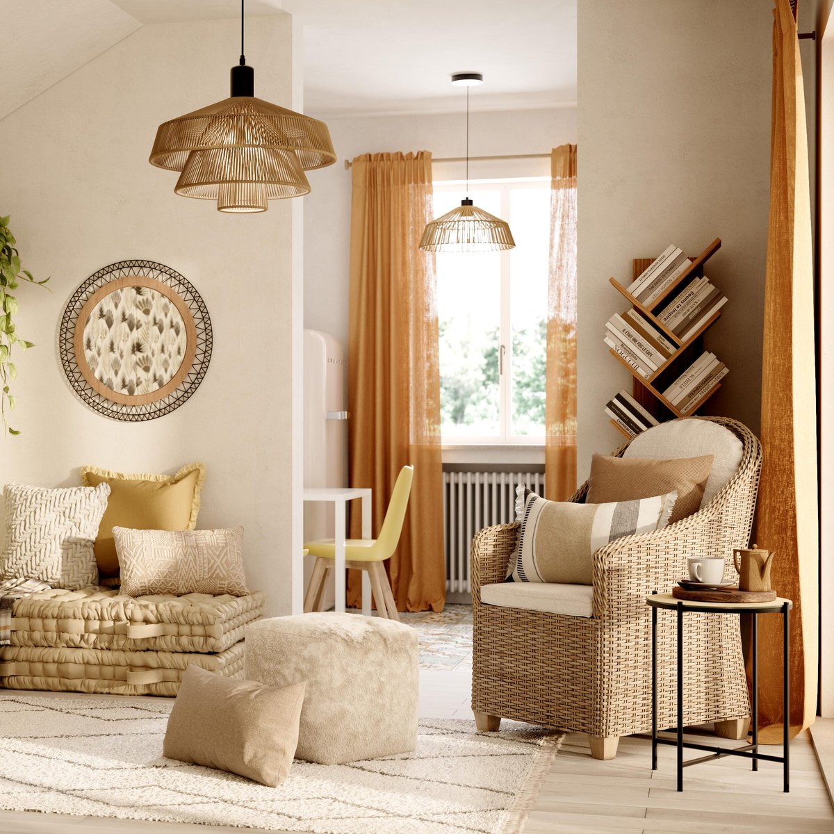 Coussin en laine, INSPIRE blanc, INSPIRE