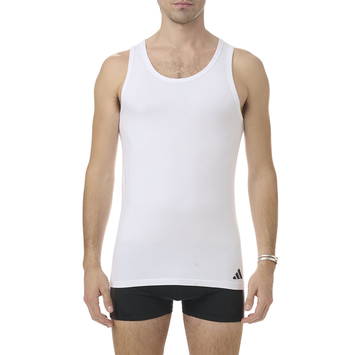 Débardeurs, lot de 2, ACTIVE FLEX COTTON blanc, ADIDAS SPORTSWEAR
