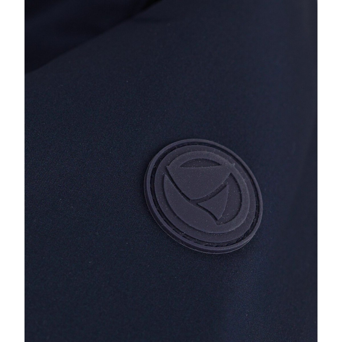 Parka à capuche amovible, doublée sherpa bleu marine, PETIT BATEAU