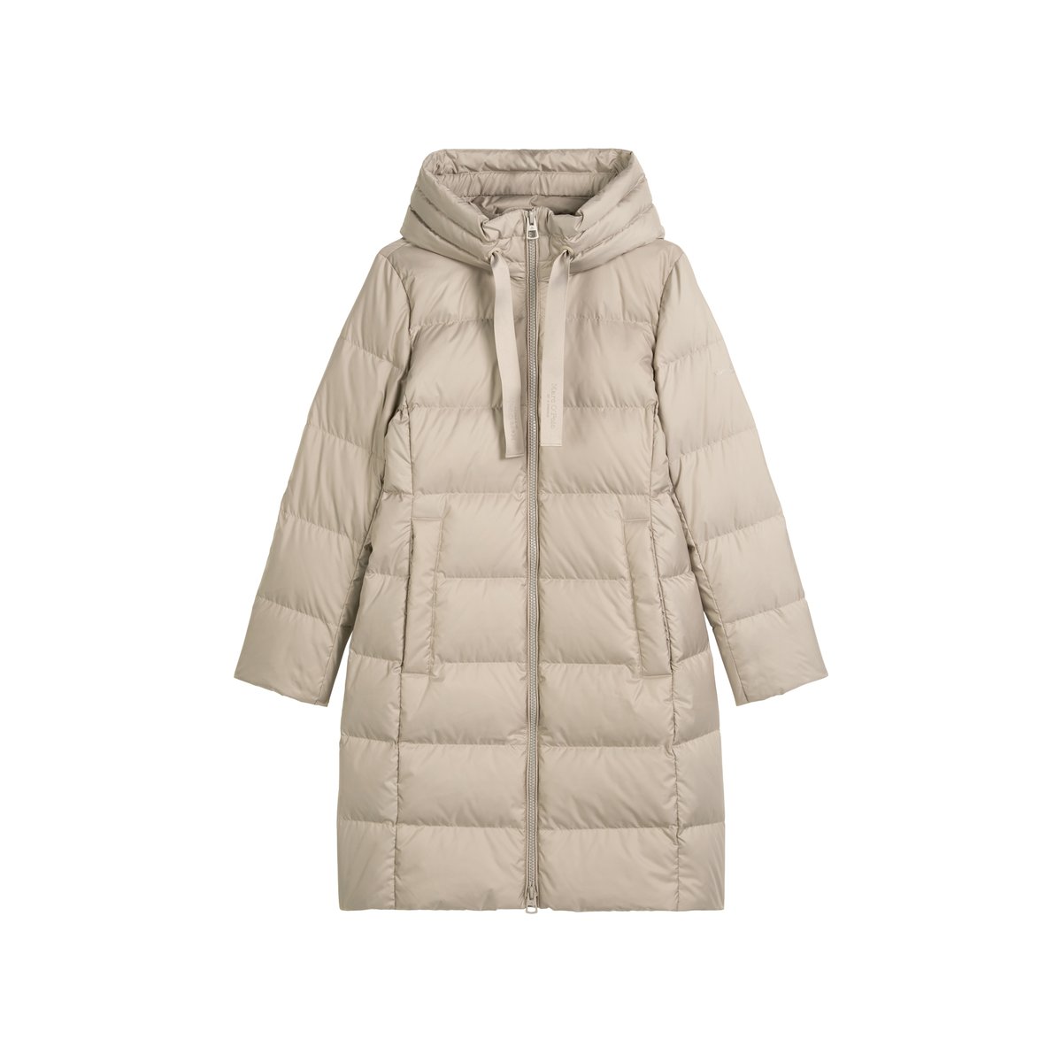 Doudoune à capuche shaped avec surface hydrofuge gris clair, MARC O'POLO