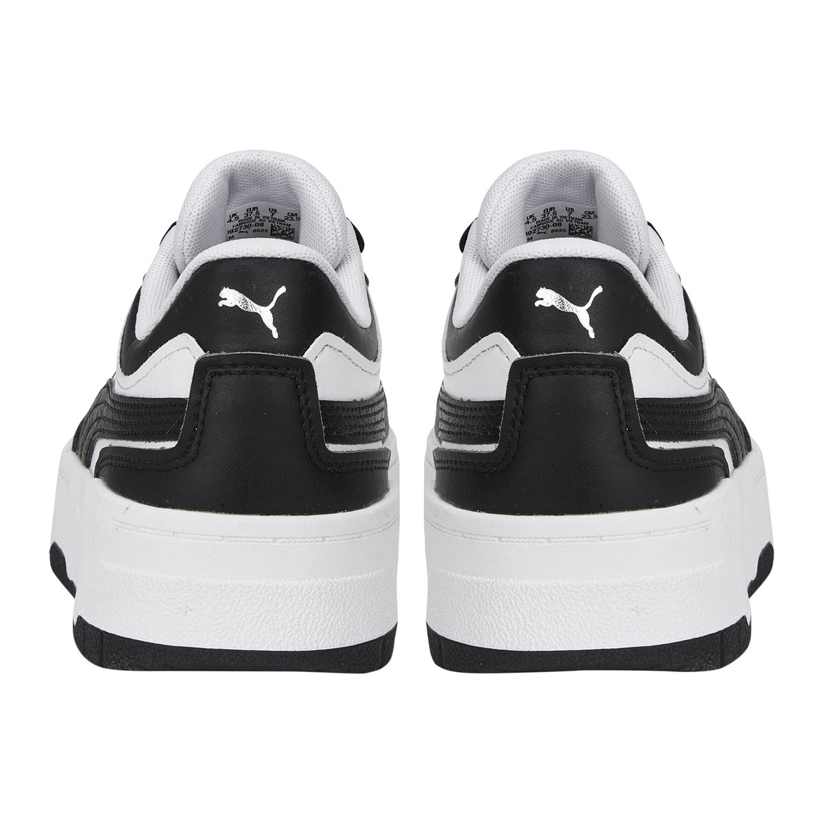 Baskets cuir Cali Dream blanc/noir, PUMA