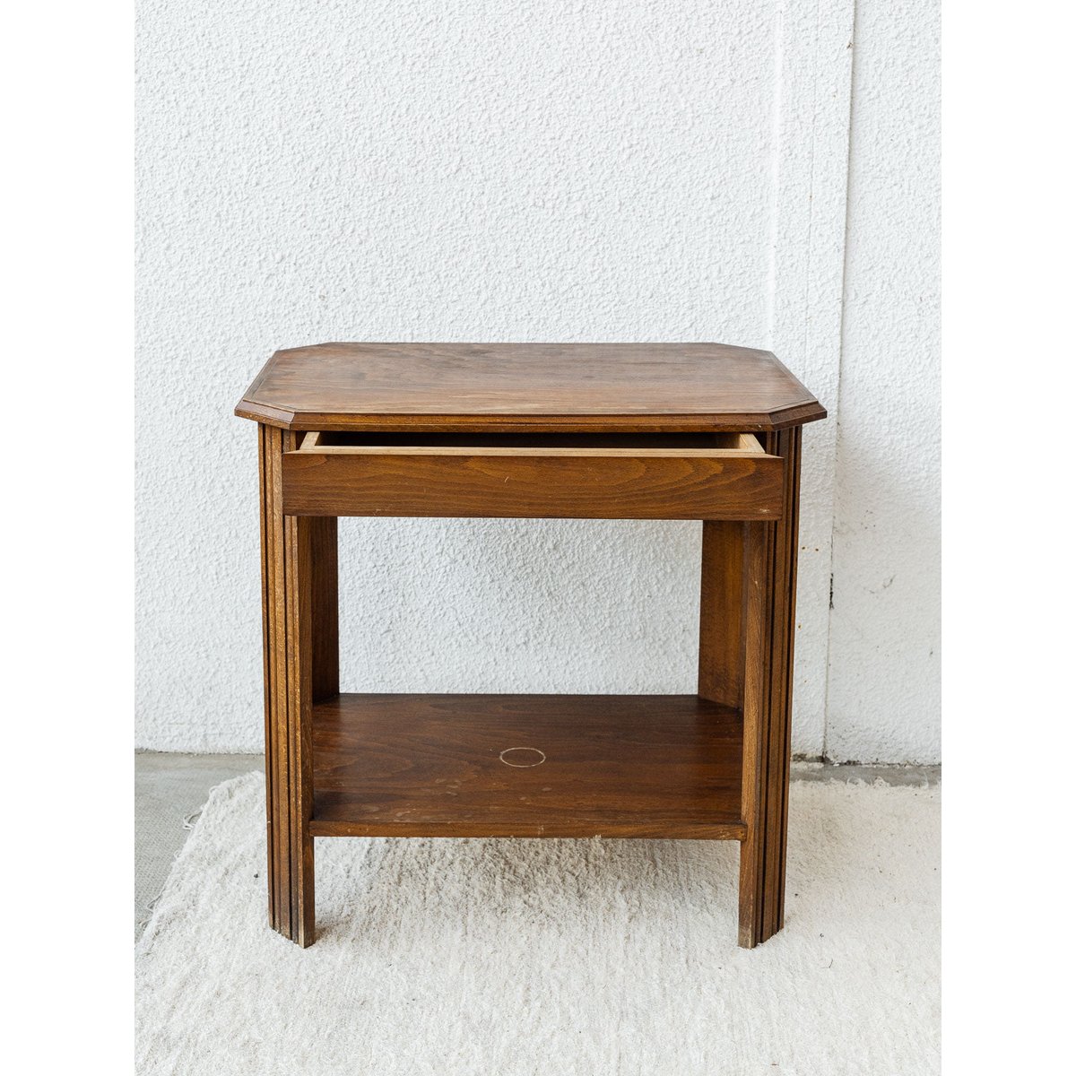 Table d'appoint en bois Francine N°217 - Bon état bois, DEBONGOUT