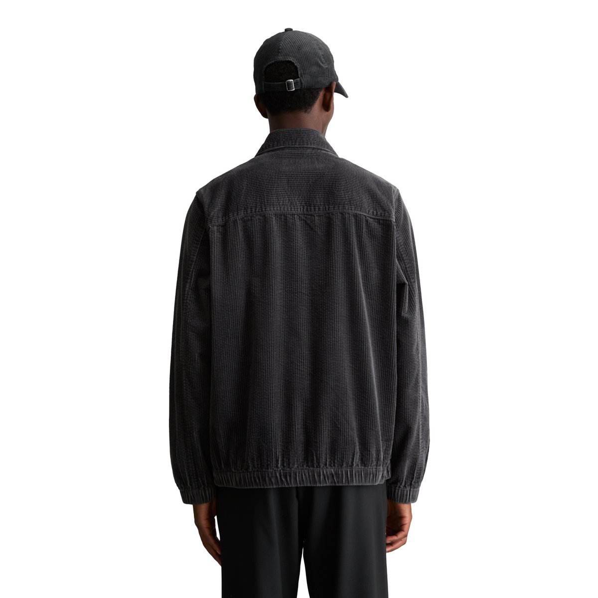 Surchemise en velours côtelé, coupe classique en coton biologique gris, MARC O’POLO DENIM
