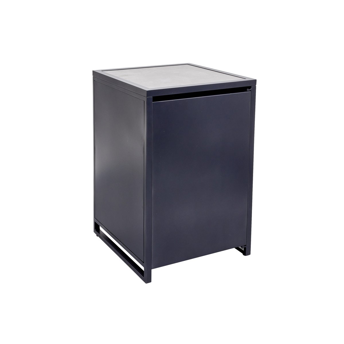 Module 1 porte pour cuisine, EUROPA gris / argent, NATERIAL
