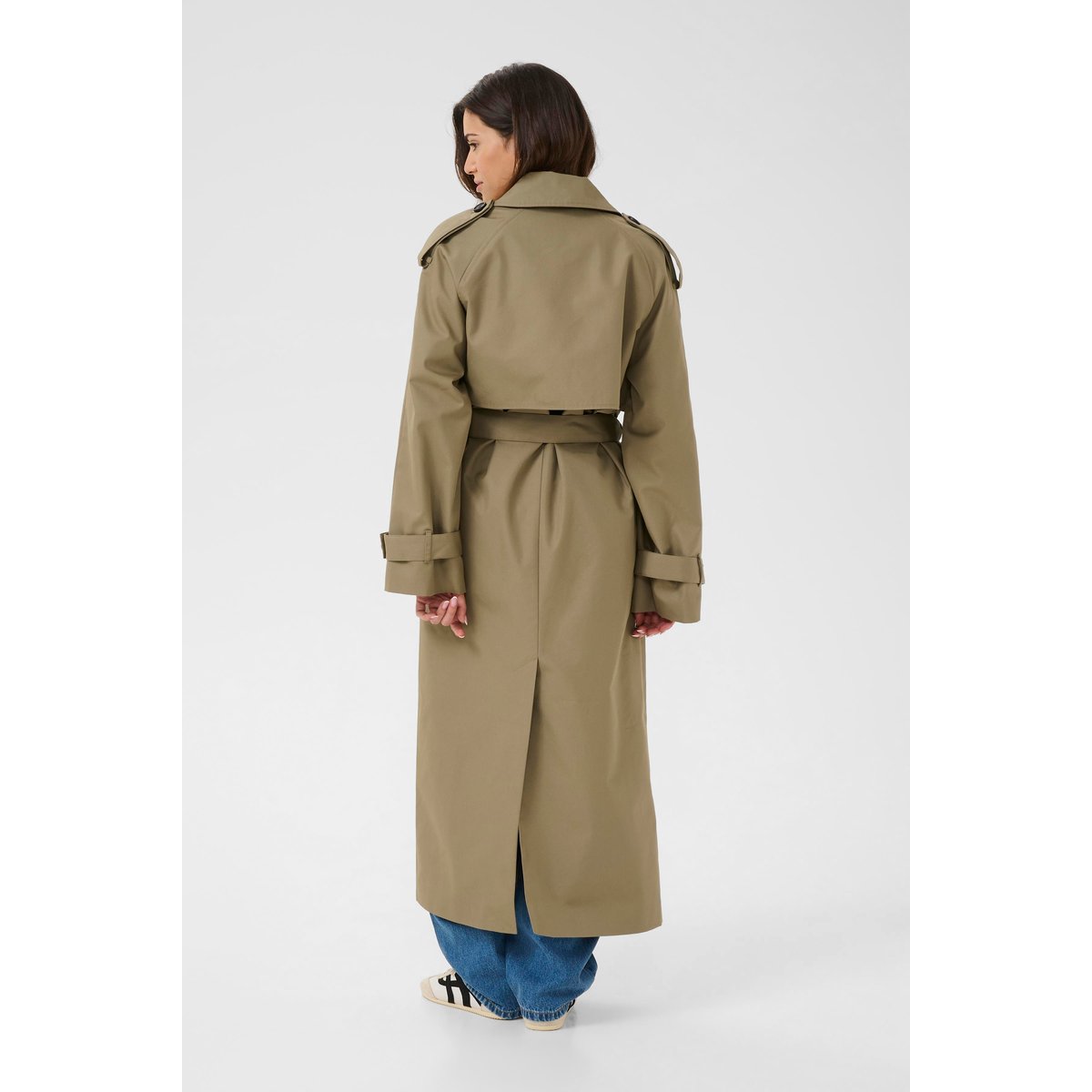 Manteau vert dusky green, KAFFE