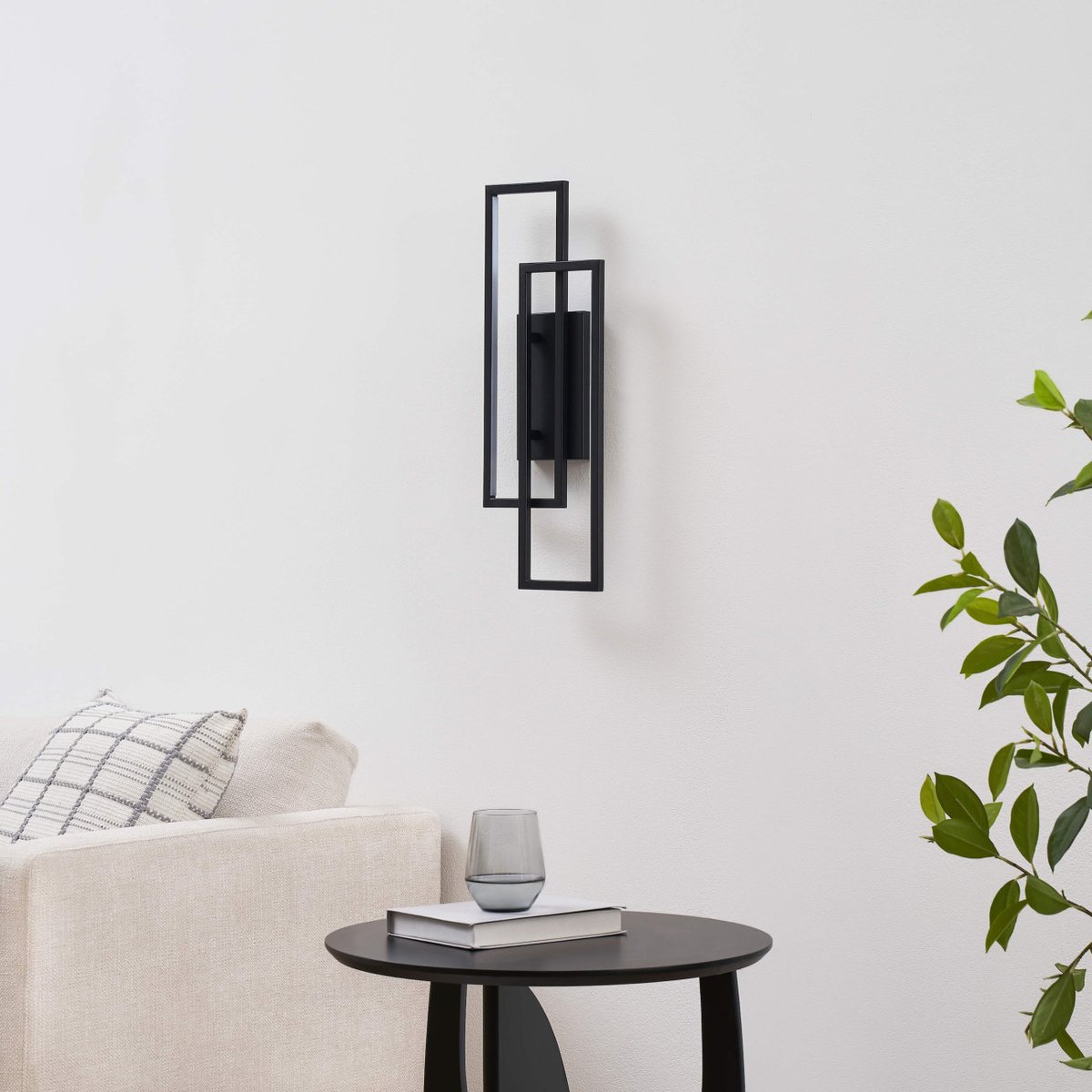 Applique LED en aluminium noir - TORELLO noir, KOSILUM