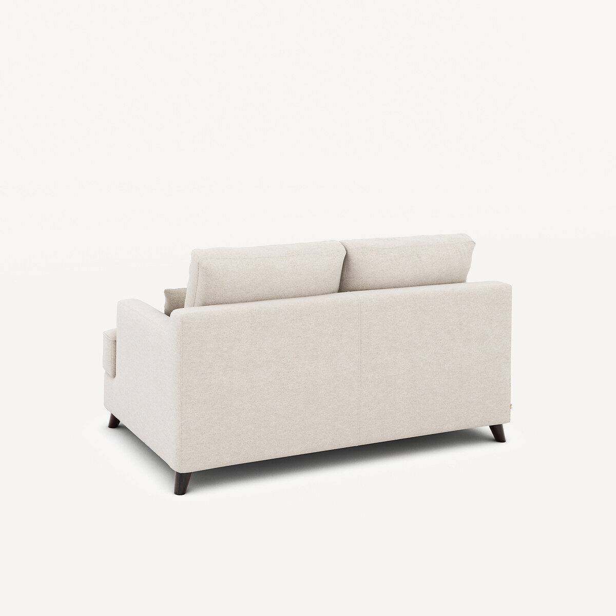 Canapé compact, en toile chinée, ALWINE ivoire, AM.PM