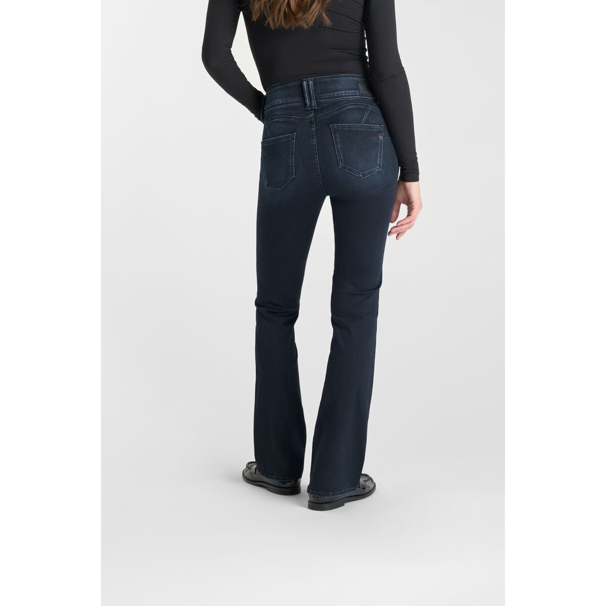 Jeans bootcut ULTRABOO, longueur 34 blue black, LE TEMPS DES CERISES