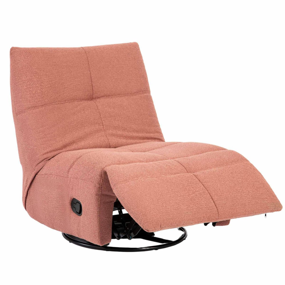 Fauteuil relax inclinable BELORA rose, PIER IMPORT