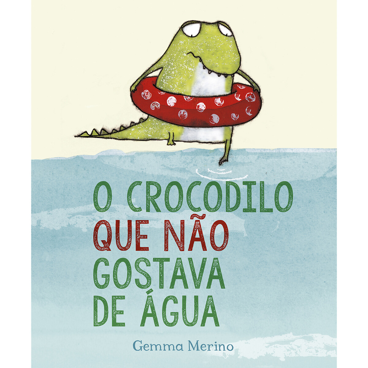 Livro O Crocodilo que não gostava de Água, LIVROS HORIZONTE multicolor, LIVROS HORIZONTE