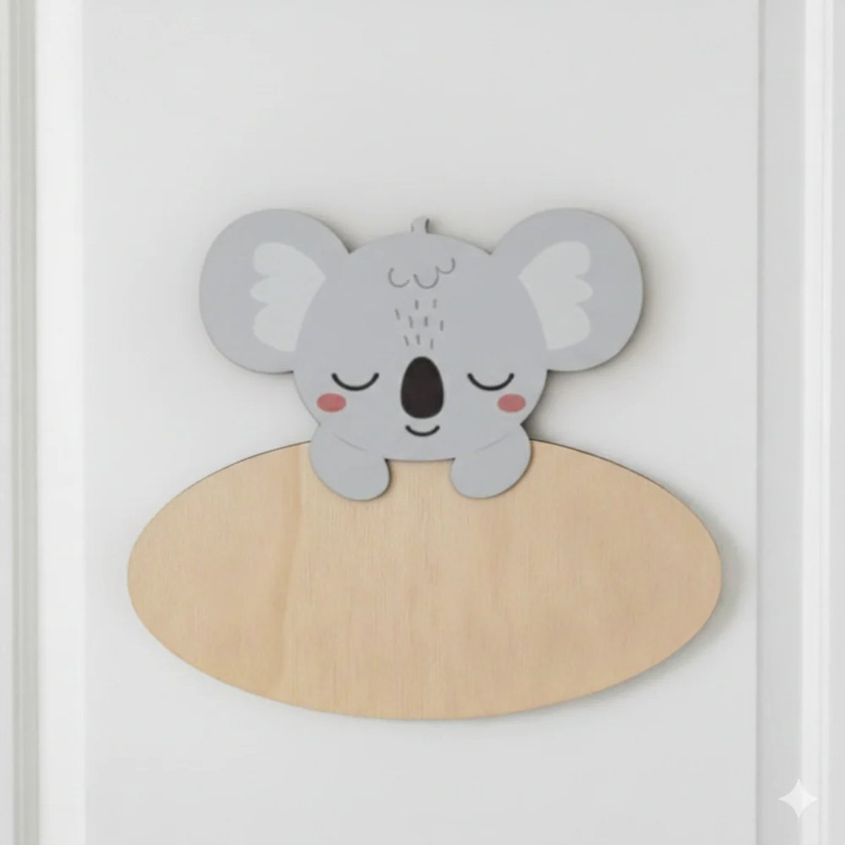Plaque de porte personnalisable gris, VINTIUN