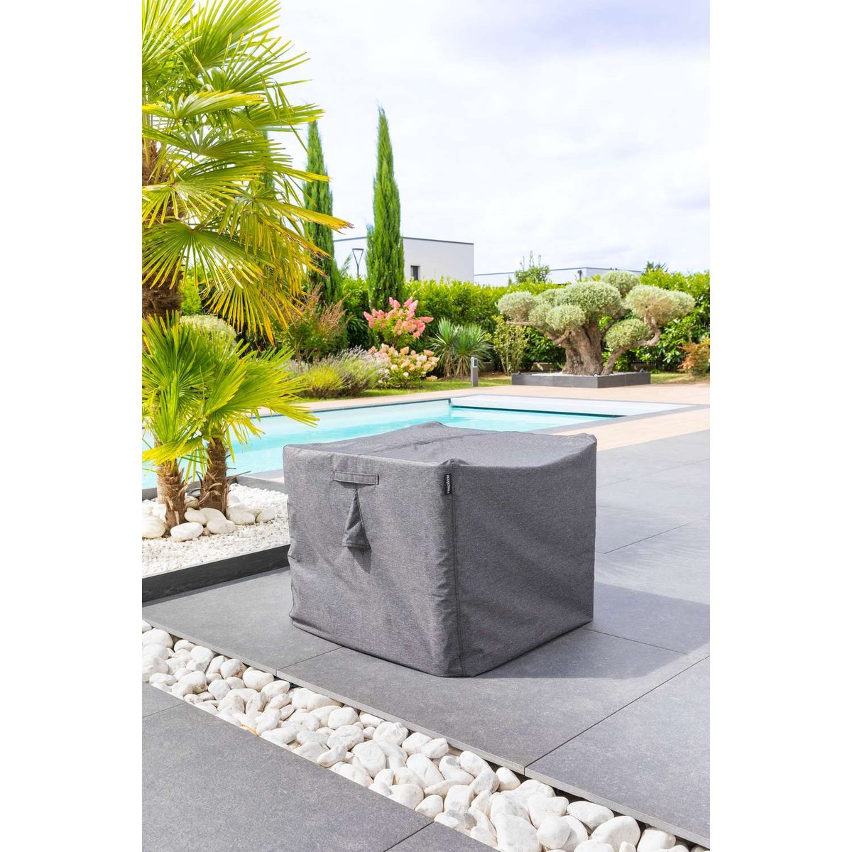 Housse de protection pour fauteuil HAMBO gris, HESPERIDE