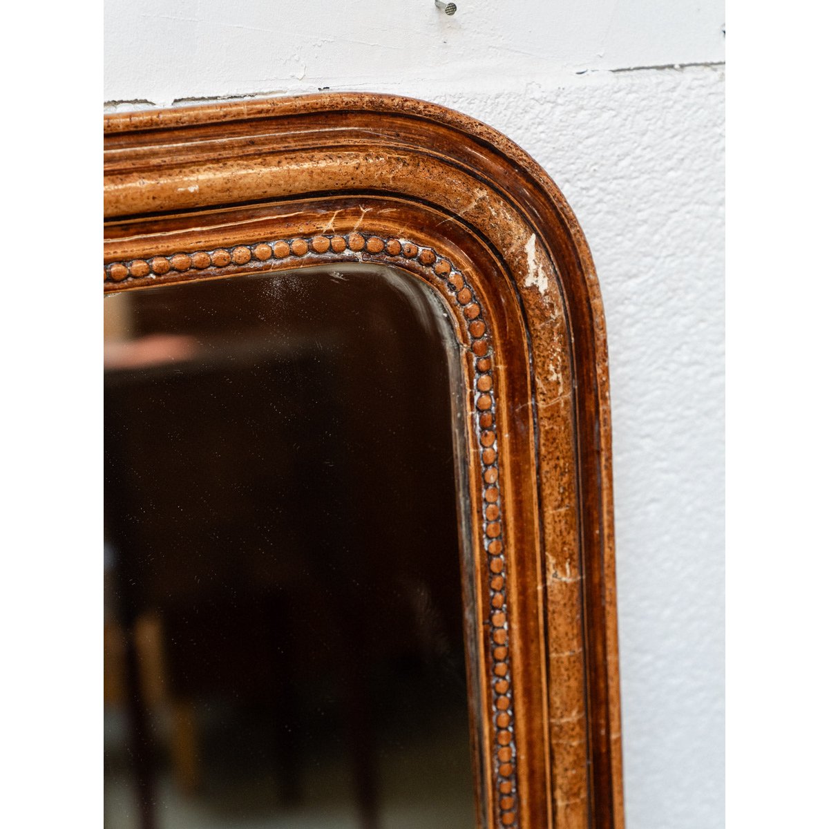 Miroir Louis Philippe Georges N°1213 - Bon état rouille, DEBONGOUT