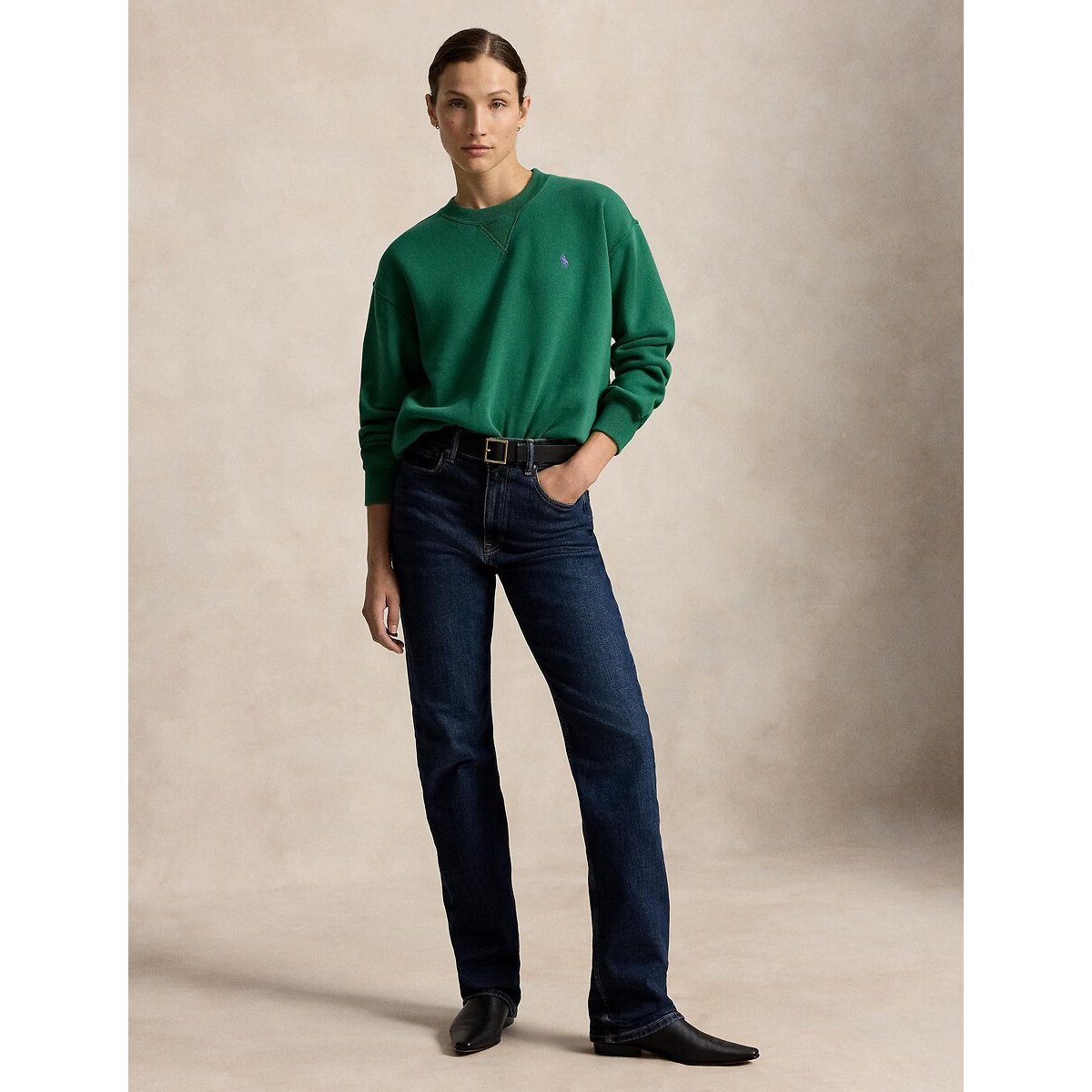 Sweat col rond vert, POLO RALPH LAUREN